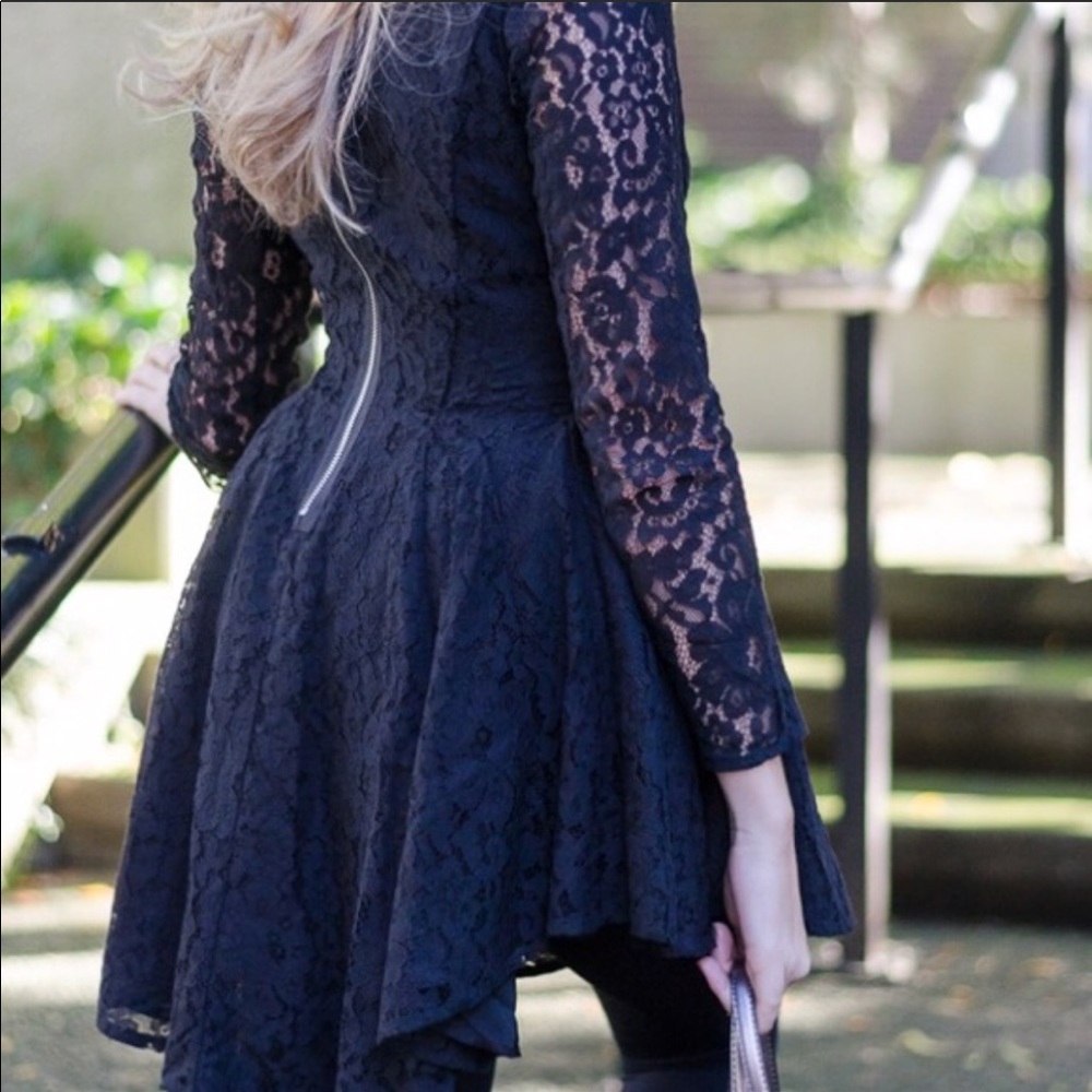 H&M black lace cocktail dress!